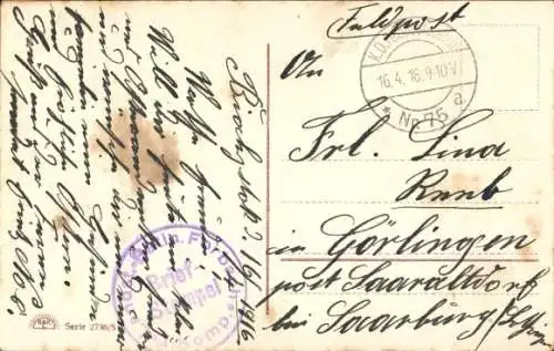 Ak Glückwunsch Ostern, Mann und Frau mit Ostereiern und Weidenkätzchen