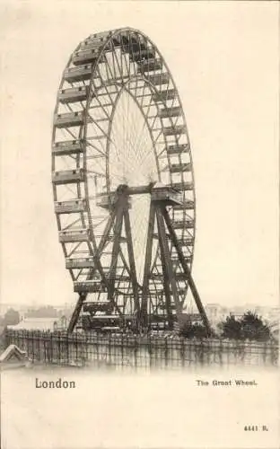 Ak London City England, Great-Wheel