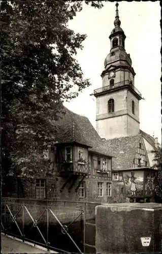Ak Erbach im Odenwald Hessen, an der Mümling, Kirche