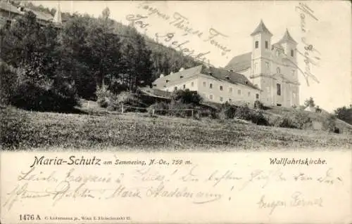 Ak Maria Schutz Schottwien in Niederösterreich, Wallfahrtskirche