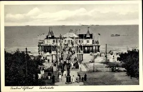 Ak Ostseebad Ahlbeck Heringsdorf auf Usedom, Seebrücke