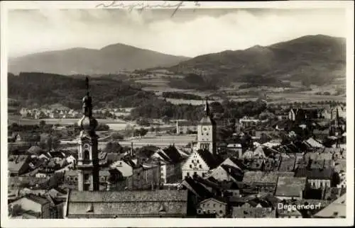 Ak Deggendorf im Bayerischen Wald Niederbayern, Panorama