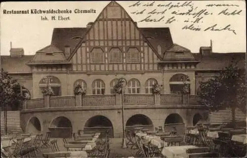 Ak Chemnitz in Sachsen, Restaurant Küchwaldschenke