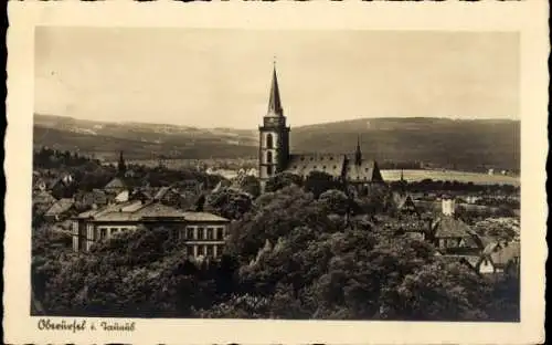 Ak Oberursel im Taunus Hessen, Gesamtansicht, Kirche