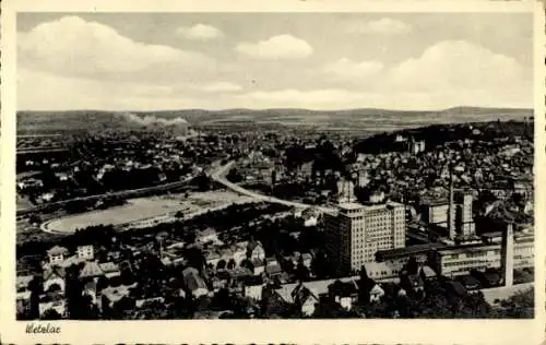 Ak Wetzlar an der Lahn, Totalansicht, Fabrik, Hochhaus