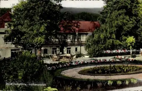 Ak Friedrichsdorf im Taunus, Hotel Lochmühle, Gartenansicht