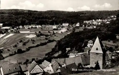 Ak Altweilnau Weilrod im Taunus, Blick auf Neuweilnau, Panorama