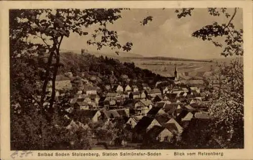 Ak Bad Soden Salmünster in Hessen, Stolzenberg, Station Salmünster-Soden, Retzenberg