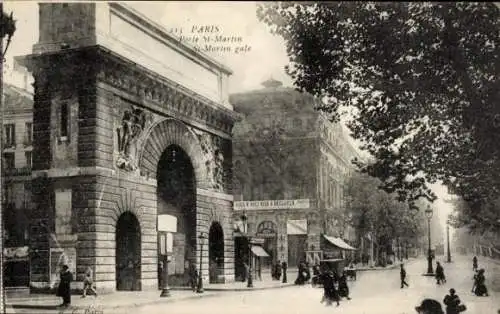 Ak Paris III, Porte Saint Martin