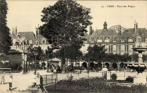 Ak Paris III, Place des Vosges