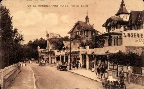 Ak Le Touquet Paris Plage Pas de Calais, Village Suisse