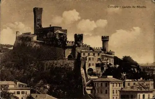 Ak Genova Genua Ligurien, Castello De Albertis