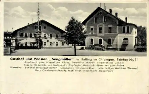 Ak Halfing Oberbayern, Gasthof Pension Sengmüller