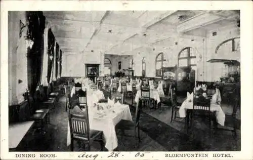 Ak Bloemfontein Südafrika, Hotel, Esszimmer