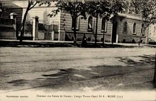 Ak Rom Rom Latium, Kloster der Schwestern von Nevers, Lungotevere Cenci 8