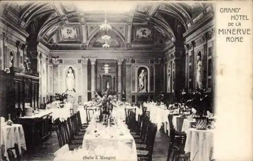Ak Rom Rom Latium, Grand Hotel de la Minerve, Speisesaal