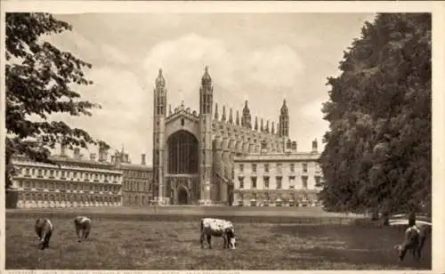 Ak Cambridge Ostengland, King's College Chapel