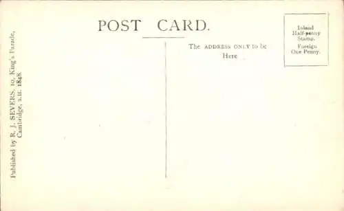 Ak Cambridge Ostengland, King's College Chapel