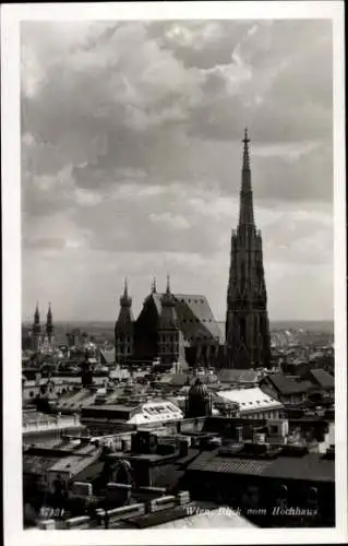 Ak Wien 1 Innere Stadt, Teilansicht, Domkirche St. Stephan