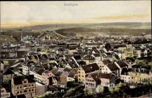Ak Esslingen am Neckar, Panorama