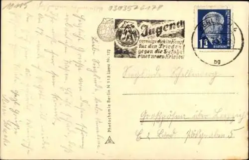 Ak Berlin Mitte, Friedrichstraße, Bahnhof, Straßenansicht