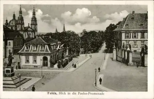 Ak Fulda in Hessen, Paulus-Promenade