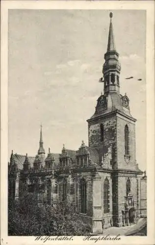 Ak Wolfenbüttel in Niedersachsen, Hauptkirche