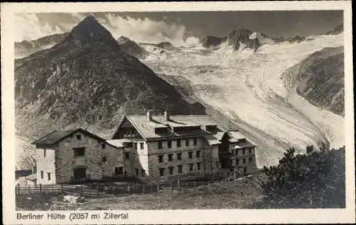 Ak Zillertal Tirol, Berliner Hütte, Gletscherzunge