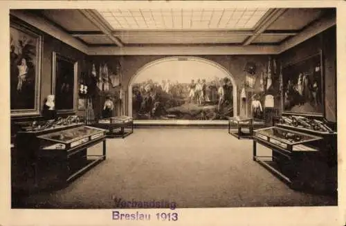 Ak Wrocław Breslau Schlesien, Ausstellung zur Jh. Feier der Freiheitskriege 1913, Österreich