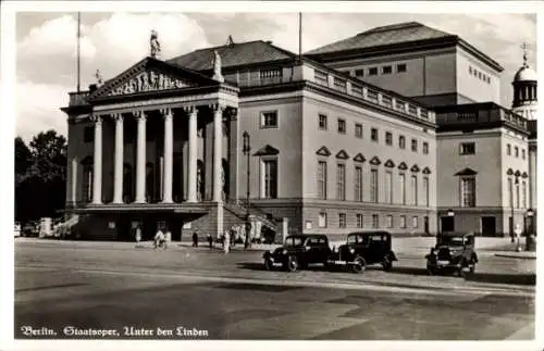 Ak Berlin Mitte, Deutsche Staatsoper, Unter den Linden