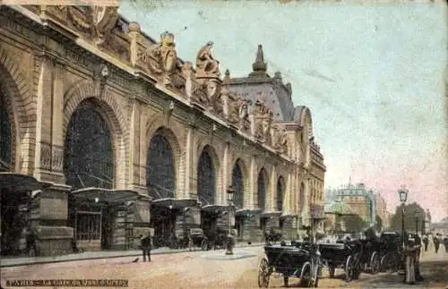 Ak Paris VII, Bahnhof Quai d'Orsay