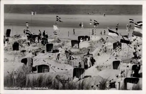 Ak Nordseebad Langeoog Ostfriesland, Strand