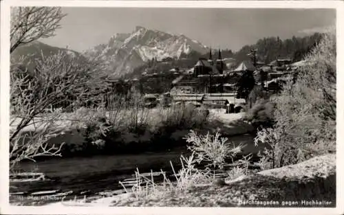 Ak Berchtesgaden in Oberbayern, Panorama, Hochkalter, Winter