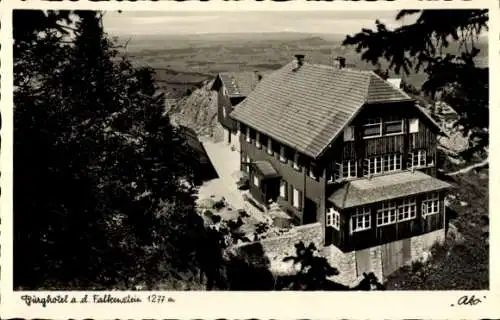 Ak Pfronten im Allgäu Bayern, Burg Falkenstein, Burghotel