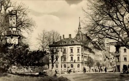 Ak Freiberg in Sachsen, August Bebel Straße