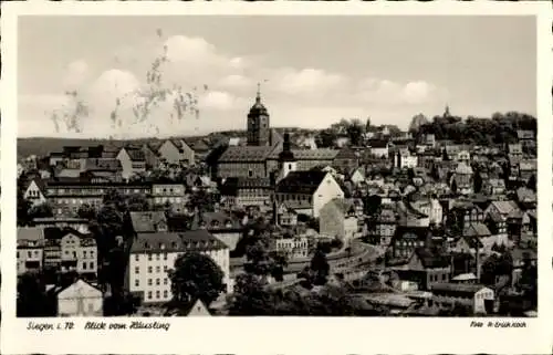 Ak Siegen in Westfalen, Blick vom Häusling