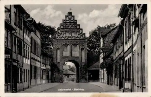 Ak Salzwedel in der Altmark, Steintor