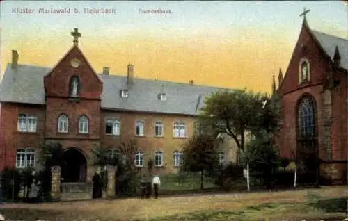 Ak Heimbach in der Eifel, Abtei Mariawald, Kloster, Fremdenhaus