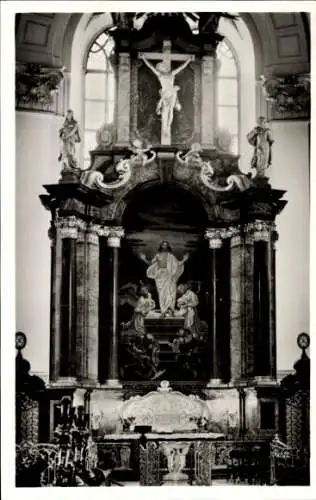 Foto Ak Hamburg Mitte Neustadt, Michaeliskirche, Kirche St. Michaelis, Michel, Innenansicht, Altar