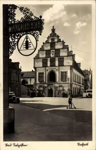 Ak Bad Salzuflen in Lippe, Rathaus, Apothekenschild