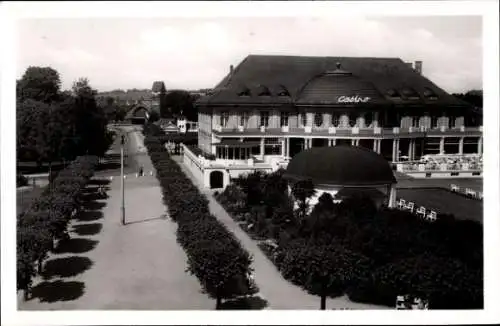 Ak Ostseebad Travemünde Lübeck, Casino, Gartenanlage