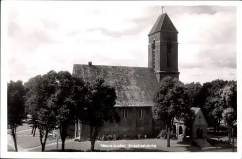 Ak Neumünster in Holstein, Anscharkirche