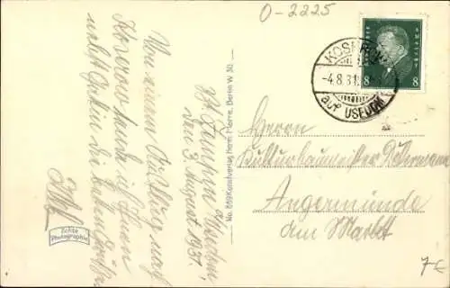 Ak Ostseebad Koserow auf Usedom, Strand