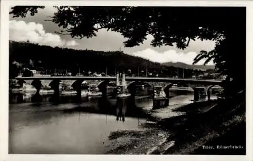 Ak Trier an der Mosel, Römerbrücke