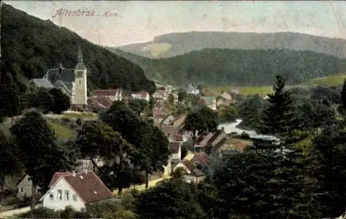 Ak Altenbrak Thale im Harz, Panorama