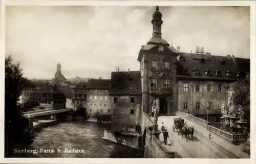 Ak Bamberg in Oberfranken, Rathaus