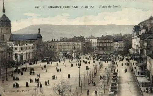 Ak Clermont Ferrand Puy de Dôme, Place de Jaude