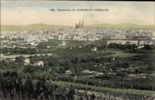 Ak Clermont Ferrand Puy de Dôme, Panorama