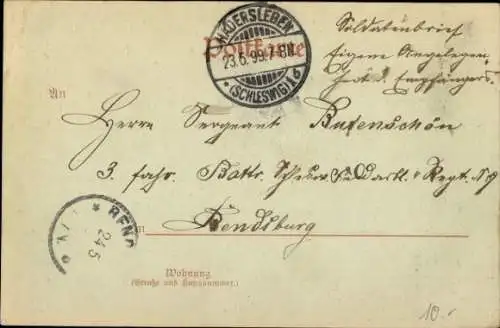 Ak Haderslev Hadersleben Dänemark, Ortsansicht