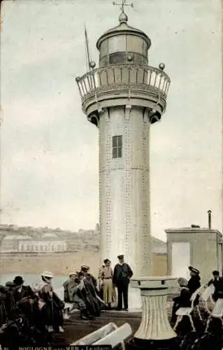 Ak Boulogne sur Mer Pas de Calais, Leuchtturm